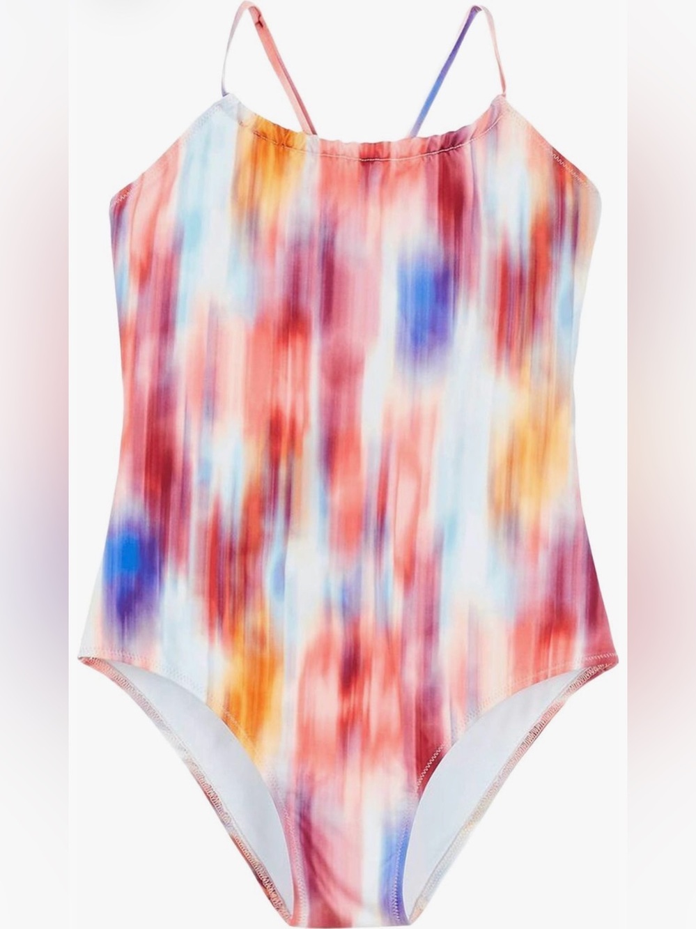 🔥 $145 Vilebrequin Girl's Ikat Flowers One Piece Swimsuit Sz 8 🔥